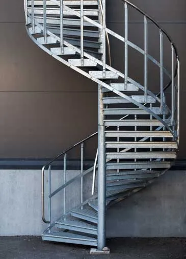 schody spiralne  metalowe